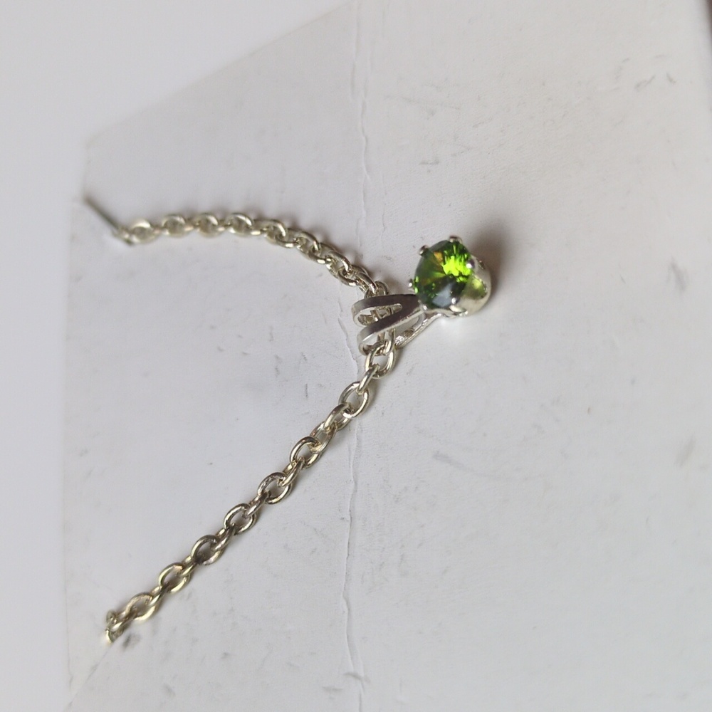Effy Green Gemstone Gold Tone 19" Necklace New - Picture 5 of 12